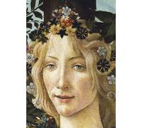 WYKUJMYTO Riproduzione Dipinto Tela da Arte Stampe Arte Quadro il Volto di Flora Particolare Allegoria della Primavera di Sandro Botticelli Per la Decorazione Murale 60x90cm