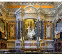 WYKUJMYTO Riproduzione Dipinto Tela da Arte Stampe Arte Quadro l'Estasi di Santa Teresa di Gian Lorenzo Bernini Per la Decorazione Murale 60x90cm