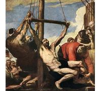 WYKUJMYTO Riproduzione Dipinto Tela da Arte Stampe Arte Quadro Martirio di San Bartolomeo di Jusepe De Ribera Per la Decorazione Murale 60x90cm