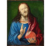 WYKUJMYTO Riproduzione Dipinto Tela da Arte Stampe Arte Quadro Salvator Mundi di Albrecht Dürer Per la Decorazione Murale 60x90cm
