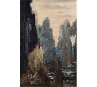 WYKUJMYTO Riproduzione Dipinto Tela da Arte Stampe Arte Quadro Sirene Gustave Moreau Per la Decorazione Murale 60x90cm