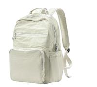 WYLBDBG Zaino Porta pc Borsa per Adolescenti, da Uomo Donna Bag del Liceo Bockag Medio Ragazza-Beige