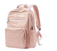 WYLBDBG Zaino Porta pc Borsa per Adolescenti, da Uomo Donna Bag del Liceo Bockag Medio Ragazza-Rosa
