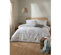 Wylder Set copripiumino reversibile in cotone Wylder Abersoch Shore blu