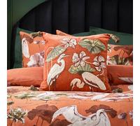 Wylder Tropics Kushiro - Cuscino imbottito in velluto ricamato in poliestere