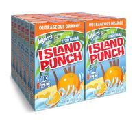 Wyler's Light Island Punch Singles to Go, Arancio oltraggioso, 10 bastoncini in ogni scatola, include 12 scatole, 120 bastoncini totali