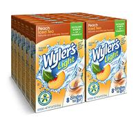 Wyler's Light Singles To Go Tea with Peach, Box of 8 packets (Pack of 12)