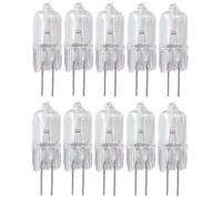 WYLIELAMSH 10 Pezzi G4 6V 35W Lampada Alogena G4 6V 5W 10W 15W 25W Lampadina Inserita Perline Lampada Di Cristallo Lampadina Alogena,35W