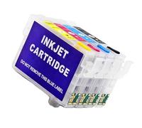 WYLZLKX 604XL - Set di cartucce a getto d'inchiostro ricaricabili, con chip resetter, per stampanti XP-4205, WF2910, WF2930, WF2935, WF2950, 604XL