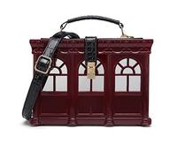 WYLZLKX Borsa a tracolla in acrilico con manico superiore, vino, app. 24.5x9.5x20cm /9.64x3.74x7.87in
