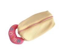 WYLZLKX Borsa per trucchi a quadri, borsa da viaggio per cosmetici, borsa da toilette di grande capacità, borsa trapuntata per trucchi da donna, Colore: giallo crema., about 7.5x10.5x14.5cm
