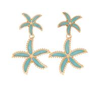 WYLZLKX Eleganti orecchini unici a cinque petali di fiore piercing eleganti gioielli per feste accessori per le orecchie per donne alla moda in avanti orecchini pendenti