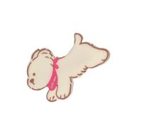 WYLZLKX Fermaglio per capelli casual Cucciolo Dolce Lato Piatto Clip Hairpin Cartoon Dog 2000 Trend per mazzi Ragazza Tornante