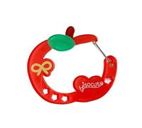 WYLZLKX Moschettone Clip Chiavi Piccoli Oggetti Pendente Acrilico Zaino Hbook Decoration.Redness.6.5x5.85cm