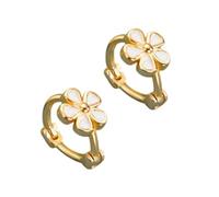 WYLZLKX Orecchini giapponesi a forma di margherita da donna, in lega, perfetti per abiti quotidiani e occasioni speciali, Approx. 2x2x2cm/0.78x0.78x0.78inch, Metallo, lega