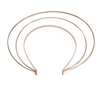 WYLZLKX Oro lver per fascia per capelli in metallo fasce per capelli con base vuota impostazione per donne gioielli da sposa componenti per la creazione di gioielli