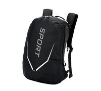 WYLZLKX Zaino multi tasca da escursionismo, grande capacità, progettato per una maggiore durata e convenienza, zaino avventura, Nero