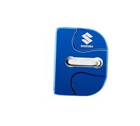 WYMKL 4 Pezzi Copertura della Serratura della Portiera Dell'auto Protezione della per Suzuki Ignis 3 (III) MF I 2016-2024, Copri dell’Auto in Acciaio Inossidabile Protettiva,Blue