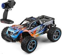 WYMYY Auto RC, Auto telecomandata ad Alta velocità Senza spazzole per Fuoristrada 55 km/h in Scala 1:10, Auto da Corsa Monster Truck Fuoristrada 4WD 2,4 GHz con Faro a LED, Regali di Nat