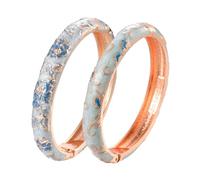 Wynameleri 2 bracciali da donna smaltati fatti a mano, da donna, idea regalo vintage per lui e per lei, braccialetto dell'amore, regalo per la festa della mamma, braccialetti da donna personalizzati