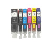 WYNAnGAI 1 set cartuccia d'inchiostro ricaricabile con chip permanente compatibile con stampante TS702 TR7520 TR8520 TS6120 TS6220 TS9520 6320 PGI 280 CLI 281 XXL(6Color 1set)