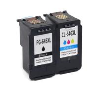 WYNAnGAI 2 pezzi cartucce d'inchiostro compatibili PG645 PG645XL CL646 CL646XL per MG2460 MG2560 MG2960 MG2965 MG2500(1set)