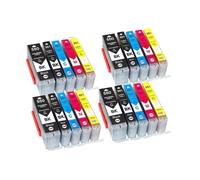 WYNAnGAI 20 cartucce d'inchiostro compatibili PGI550 XL CLI551 per stampanti IP7250 IX6850 MG5550 MG5650 MG6450 MG6650 MX725 MX925