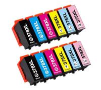 WYNAnGAI 378 cartucce d'inchiostro XL compatibili con Expression Photo XP-8500 XP-8600 XP-8605 da utilizzare con inchiostro 378 378XL(12pack 2set)