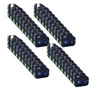 WYNAnGAI 5 10 20 30 40PCS Cavi compatibili LB-200BK MK-RS100B PT-200BK per stampanti Mk2600 Mk2500 Mk2100 Mk2000 Mk1500 Mk1100 Mark 1 Pro M-11C(LB-200BK 40PCS)