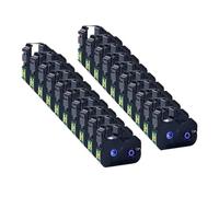 WYNAnGAI 5 10 20 30 40PCS Cavi compatibili LB-200BK MK-RS100B PT-200BK per stampanti Mk2600 Mk2500 Mk2100 Mk2000 Mk1500 Mk1100 Mark 1 Pro M-11C(LB-200BK 20PCS)