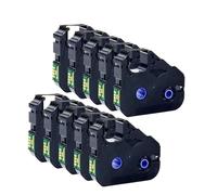 WYNAnGAI 5 10 20 30 40PCS Cavi compatibili LB-200BK MK-RS100B PT-200BK per stampanti Mk2600 Mk2500 Mk2100 Mk2000 Mk1500 Mk1100 Mark 1 Pro M-11C(LB-200BK 10PCS)