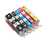 WYNAnGAI 5 cartucce d'inchiostro compatibili a colori per PGI 570 CLI 571 XL MG5750 MG5751 MG5752 MG5753 MG6850 MG7750 MG6853(5 COLOR (1SET))