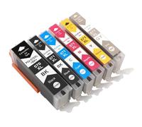 WYNAnGAI 5 cartucce d'inchiostro compatibili a colori per PGI 570 CLI 571 XL MG5750 MG5751 MG5752 MG5753 MG6850 MG7750 MG6853(6 COLOR (1SET))