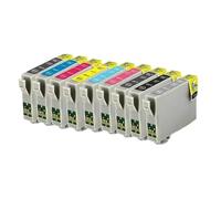 WYNAnGAI Cartucce d'inchiostro a getto d'inchiostro compatibili T0961 T0962 T0963 T0964 T0965 T0966 T0967 T0968 T0969 Per Stylus Photo R2880(3 SET)