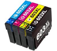 WYNAnGAI Cartucce d'inchiostro compatibili 603 603XL per stampanti serie XP e WorkForce(4 PACK 1SET)