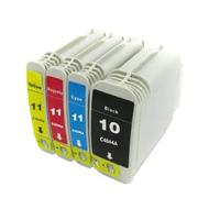WYNAnGAI Cartucce d'inchiostro compatibili da 5 pezzi per 10 e 11 per Designjet 100 110plus 120 10PS 20PS 50PS(1pcs BK)