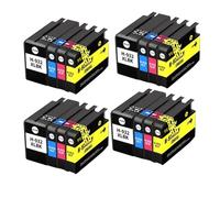 WYNAnGAI Cartucce d'inchiostro compatibili per 932 933 932XL 933XL Set da 4 a 20 per stampanti Officejet 6100 6600 6700 7110 7610 7612 7510 7512(932XL 933XL-16pcs)