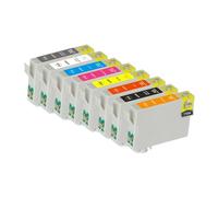 WYNAnGAI Cartucce d'inchiostro compatibili per i modelli Stylus Photo R1900 T0870 T0870-T0879(4PCS RED)