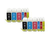 WYNAnGAI Cartucce d'inchiostro compatibili per modelli HP84 HP85 C5016A C5017A C5018A 130 130gp 130nr 30 30gp 30n 90 90gp 90r C9425A C9426A C9427A(2 SETS)