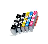 WYNAnGAI Cartucce d'inchiostro compatibili per PGI670 CLI671 Per MG7760 MG7765 MG7766 Stampanti PGI670 CLI671(1 set)