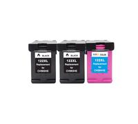 WYNAnGAI Cartucce d'inchiostro compatibili per stampanti Deskjet 122XL 1000 1050 1050A 1510 2000 2050 3000 3050(2BLACK 1COLOR)