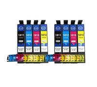 WYNAnGAI Cartucce d'inchiostro compatibili per T1811 T1814 XP-212 XP-215 XP-312 XP-412 XP-415 XP-202 XP-102 XP-302 XP-405 XP-205 XP-305 XP-225 XP-325 XP-422(2BK-2C-2Y-2M)