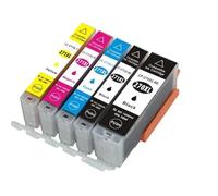 WYNAnGAI Cartucce d'inchiostro compatibili Vliaxh 5 colori PGI270 CLI271 PGI270XL per S6020 TS5020 MG5720 MG5721 MG5722 MG6820 MG6821