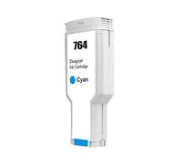 WYNAnGAI Cartuccia di inchiostro compatibile per modelli di stampante Designjet T3500 C1Q17A C1Q16A C1Q13A C1Q14A C1Q15A C1Q138A con pigmento(764-300ml-C)