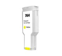 WYNAnGAI Cartuccia di inchiostro compatibile per modelli di stampante Designjet T3500 C1Q17A C1Q16A C1Q13A C1Q14A C1Q15A C1Q138A con pigmento(764-300ml-Y)