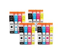 WYNAnGAI Cartuccia d'inchiostro 655XL 1 Confezione Compatibile con i Materiali di consumo per Stampante Desk Jet Ink Advantage 3525 4615 4625 5525 6525 per Il Numero di Parte 655XL(4SET 16PK)
