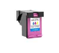 WYNAnGAI Cartuccia d'inchiostro 67XL compatibile con stampanti 67 67 XL 2723 2752 1225 6020 6052 6055 6420 6452 4152 4140 4155(1 COLOR)
