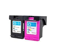 WYNAnGAI Cartuccia d'inchiostro 67XL compatibile con stampanti serie 67 2724 2725 2300 2732 2755 4152 4155 4158 6052 6058 6075 6030(1 SET)