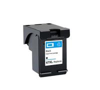 WYNAnGAI Cartuccia d'inchiostro 67XL compatibile con stampanti serie 67 2724 2725 2300 2732 2755 4152 4155 4158 6052 6058 6075 6030(BLACK)
