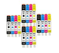 WYNAnGAI Cartuccia d'inchiostro ASW compatibile con chip 655 XL per stampanti Deskjet 3525 5525 4615 4625 4525 6520 6525 6625(4SET)